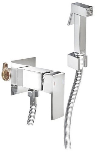 MIXXUS Premium Kubus 002 Bidet Mixer Tap with Shower - Bidet Set - Main image