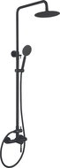 MIXXUS Shower set with two shower heads, Stainless steel SUS-003-J, Black - Shower Set