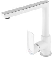 MIXXUS Sink mixer PREMIUM ALEX 018 (NUT), white - chrome - Tap