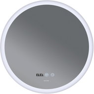 MIXXUS Mirror with LED Lighting, Anti-Fog Function and Clock, MC10-80 Plain - Mirror