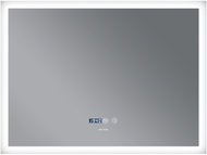 MIXXUS Mirror with LED Lighting, Anti-Fog Function and Clock, MR04-80 × 60 Flat - Mirror