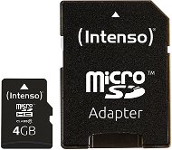 Intenso Micro SD Card Class 10 4GB - Memóriakártya
