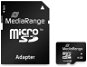 MEDIARANGE microSDHC 4GB Class 10 + SD Adapter - Memory Card