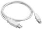 OEM USB 2.0 prepojovací 1,8m AB - biely (sivý) - Dátový kábel