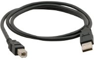OEM USB 2.0 prepojovací 1,8 m A-B čierny - Dátový kábel