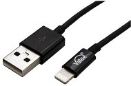 OEM USB kábel Lightning 1m čierny - Dátový kábel