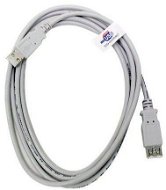 OEM USB 2.0 predlžovací 5 m AA sivý - Dátový kábel