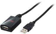 ROLINE USB 2.0 Verlängerungskabel 5 Meter A-A aktiv schwarz - Datenkabel