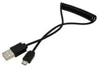 ROLINE USB 2.0 USB A (M) - Micro USB B (M), twisted, 1m, black - Data Cable