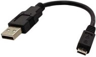 ROLINE USB 2.0 - USB A (M)  -> micro USB B(M), 0.15 m - fekete - Adatkábel