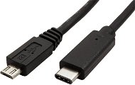 ROLINE USB 2.0 micro USB B(M) – USB C(M), 1m, čierny - Dátový kábel