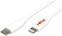 Roline Kábel USB C – Lightning, 1 m, biely - Dátový kábel