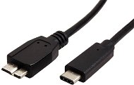 ROLINE USB 3.1 - micro USB3.0 B (M) -&gt; USB C (M), 0.5m čierny - Dátový kábel
