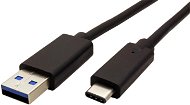 ROLINE USB 3.1 USB 3.0 A(M) - USB C(M), 1m, schwarz - Datenkabel