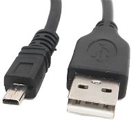 OEM USB A to MINI 8-pin, 1,8m, fekete - Adatkábel