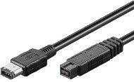 PremiumCord FireWire 1394B 9-pin <-> 6-pin, 1,8 m - Dátový kábel