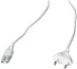 Power Cable OEM power supply 230V 2-pole, 1.8m, white - Napájecí kabel