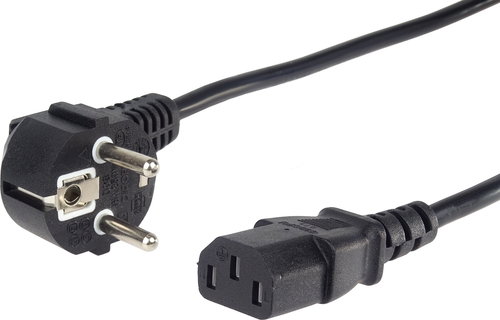 PremiumCord napájecí 230V k PC 2m černý - Napájecí kabel - Hlavní obrázek