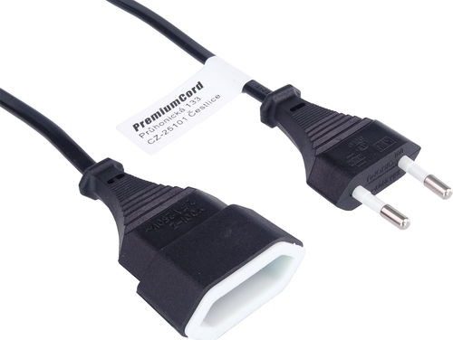 PremiumCord prodlužovací síťový 230V 3m - Napájecí kabel - Hlavní obrázek