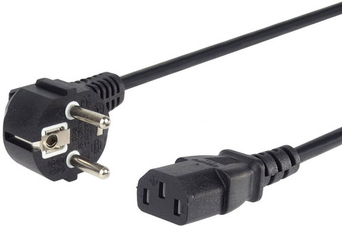 PremiumCord 230 V tápkábel PC-hez, 3 m, fekete - Tápkábel - Fő fotó