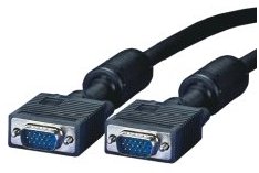 OEM HQ VGA connection, shielded with ferrite, 50 m - Video Cable - Main image