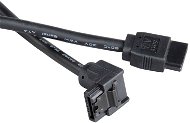 AKASA SATA 50cm Right-Angle Black - Dátový kábel