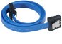 Dátový kábel AKASA PROSLIM 30cm Straight Blue - Datový kabel