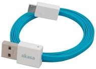 AKASA PROSLIM USB micro 100cm blue - Data Cable