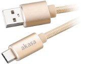 AKASA USB 2.0-A - USB-C - Dátový kábel