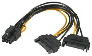 AKASA SATA Power to 6pin PCIe Adapter Cable - Adapter