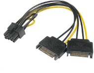 AKASA 2x SATA to 8-pin PCIe 2.0 Power Adapter - Adapter