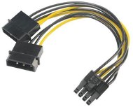 AKASA napájacia redukcia 4-pin Molex na 8-pin PCIe - Redukcia