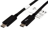 Datenkabel Roline Thunderbolt 3-Kabel, 20 Gbit / s, PD 20 V / 5 A, schwarz, 2 m - Datový kabel