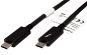 Dátový kábel Roline Thunderbolt 3 kábel, 20 Gb/s, PD 20 V/5 A, čierny, 2 m - Datový kabel