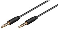 PremiumCord 4-Pole 3.5mm Male jack -> 3.5mm Male jack, 1m - AUX Cable