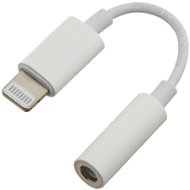 PremiumCord Apple Lightning audio csökkentő kábel 3,5 mm-es sztereó aljzathoz/female, fehér - Átalakító