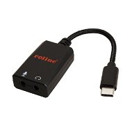 Roline USB C (M) - Audio (2x stereo jack 3.5mm), 0.13m - Adapter