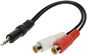 Adapter OEM Audio 3.5mm JACK --> 2x Cinch, 20cm - Redukce