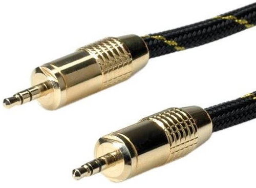 ROLINE Gold jack 3.5M -> jack 3.5M, 5m - AUX Cable - Main image