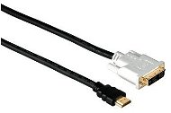 Hama prepojovací HDMI - DVI 5m - Video kábel