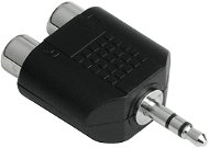 Hama audio 3.5 mm jack - 2 cinch zásuvky - Redukcia