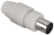 Hama Coaxial (M) - Straight, Screw - Connector