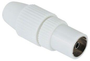  Hama coaxial (IEC-F) - straight, Screw  - Connector - Main image