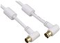  Hama 1.5 m coaxial antenna 95 db white  - Coaxial Cable