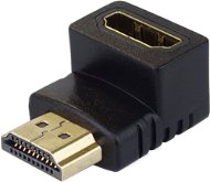 Adapter PremiumCord HDMI M --> HDMI F, Unterstützung für 1080p HDTV - gebogen - Redukce