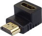 PremiumCord HDMI M --> HDMI F, Unterstützung für 1080p HDTV - gebogen - Adapter