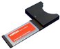 Expresscard -&gt; PCMCIA-Karte, rev 1.0a PCI Express, PCMCIA / CardBus Typ II, 129x65x11mm - Adapter