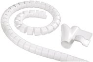 Cable Bundle Tube 1.5m White - Cable Organiser