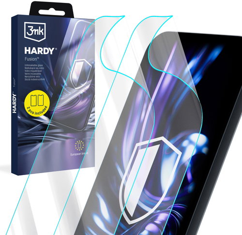 3MK HARDY Fusion Hybrid Glass for Xiaomi Redmi Note 8 Pro (2pcs) - Glass Screen Protector - Main image