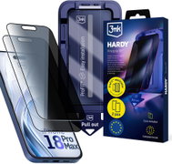 3MK HARDY Privzone 9H Tempered Glass for Apple iPhone 18 Pro Max (2-pack) with ProFIT self-applicati - Glass Screen Protector